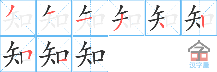 知- Chinese Character Definition and Usage - Dragon Mandarin